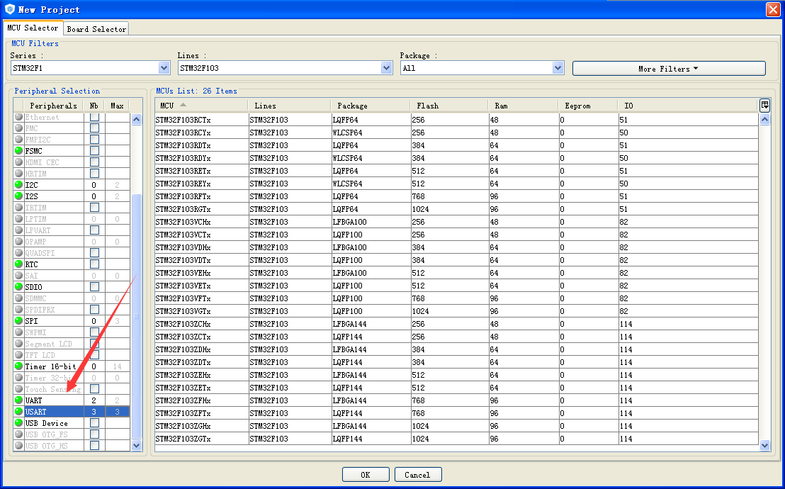 stm32cubeMX