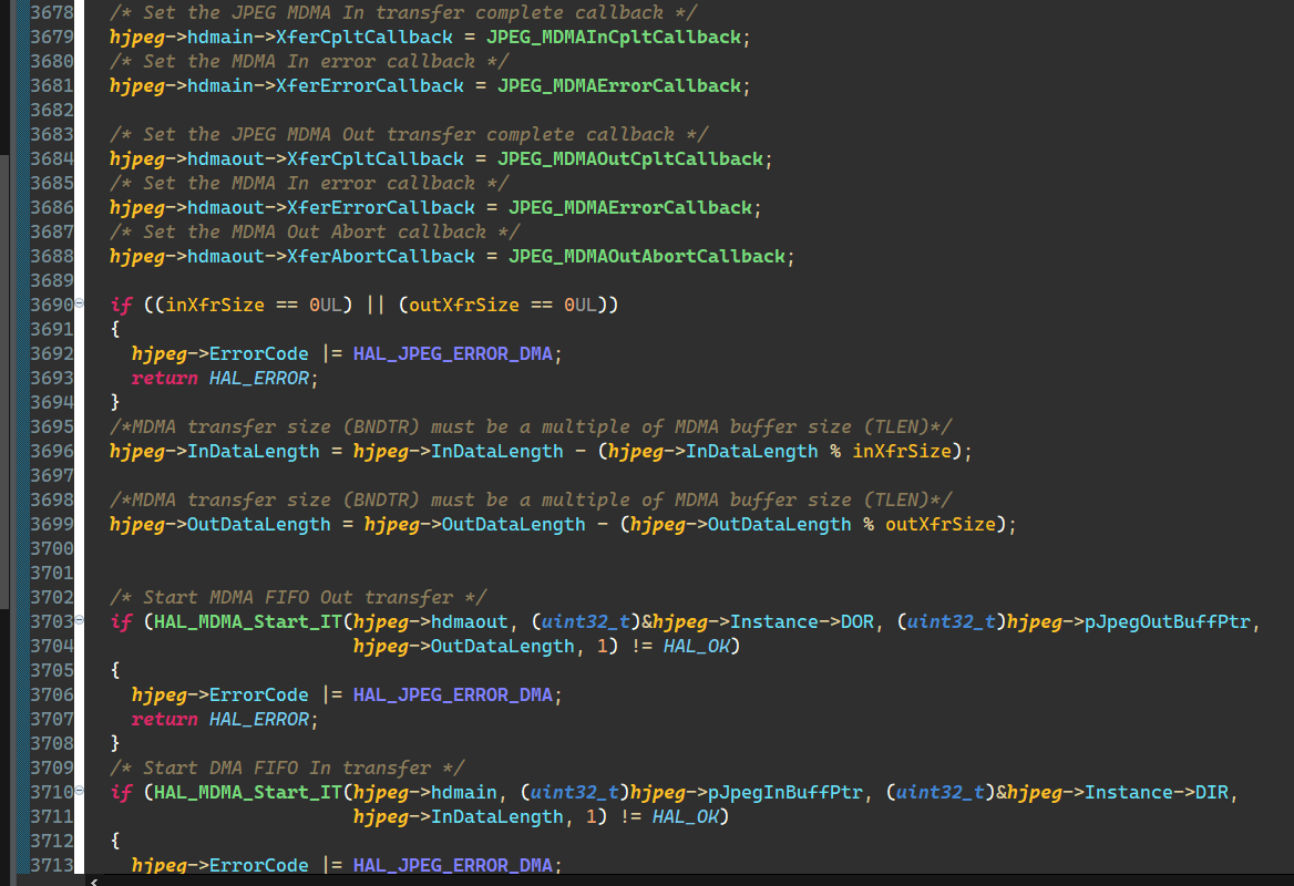 JPEG_DMA_StartProcess